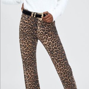 ZARA Leopard Print Pants